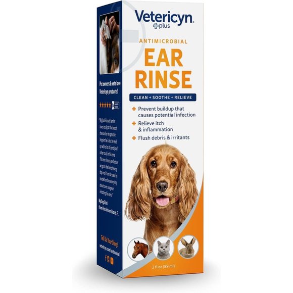 Vetericyn Plus Dog Ear Rinse - Picture 2 of 3